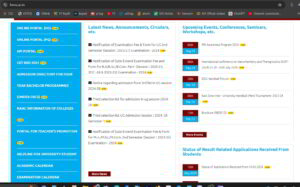 LNMU Semester 2 Exam form 2023-2027