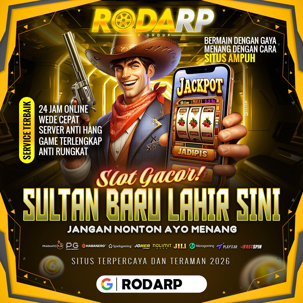 RODARP : BANDAR SLOT GACOR RESMI LAYANAN DEPO QRIS ONLINE CEPAT HARI INI 2026 image 1
